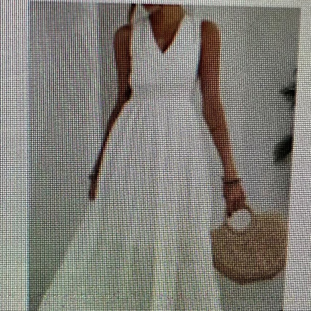 White Smocked Sleeveless V-Neck Maxi Dress, 2XL